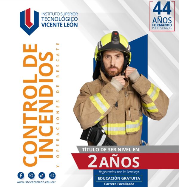 Tecnólogo/a Superior en Control de Incendios y Operaciones de Rescate
