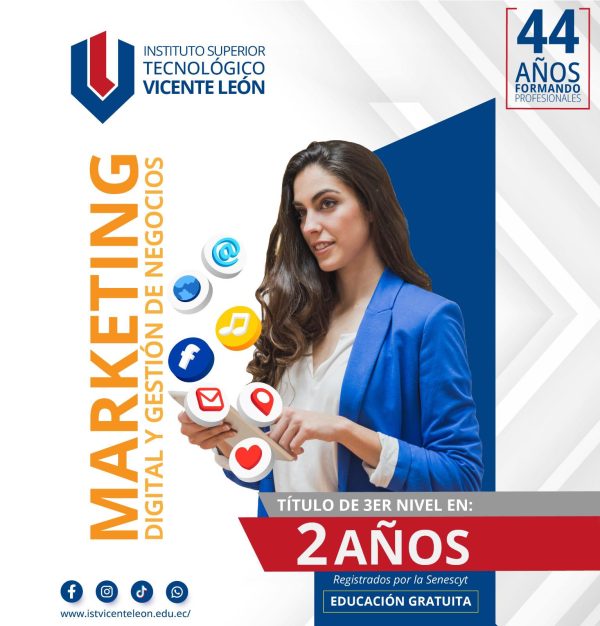 Tecnólogo o Tecnóloga Superior en Marketing Digital y Gestión de Negocios